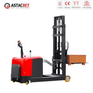 Apilador Eléctrico Contrapesado de 2000 kg y 3 m con Mástil de 2/3 Etapas, Desplazador Lateral Hidráulico y Neumáticos de Poliuretano - Product Image 5