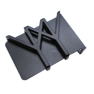 Boucle de ceinture personnalisée en alliage de zinc moulé, design 3D creux, finition chromée <span class=keywords><strong>noire</strong></span> mate 35 mm, accessoires métalliques en gros - Product Image 1