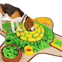 Tapis de reniflement pour chiens et chats, mangeoire lente anti-déversement, tapis d'entraînement à l'alimentation, jouet interactif de recherche de nourriture