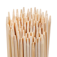 Wegwerp bamboe spiesjes, food grade, natuurlijke bamboestokjes voor BBQ, grillen, fruit, kebab, cocktail, catering, op maat gemaakte groothandel
