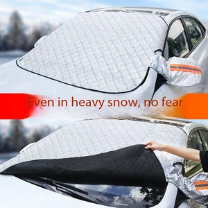 Ventes Flash : Pare-soleil pliable pour pare-brise de voiture, protection contre la pluie, la neige et la glace pour la plupart des voitures, SUV, camions et fourgonnettes - Product Image 2