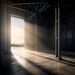 SUNRISE Promotion Bâtiment Métallique / Entrepôt / Hangar de Stockage en Acier Préfabriqué à Prix Usine - Product Image 1