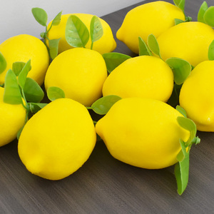 Bán Buôn Bất Cảm Ứng Nhân Tạo Trái Cây Rau Màu Xanh Lá Cây Màu Vàng Chanh Trang Trí Cho Halloween Cửa Hàng Trái Cây Mô Phỏng Chanh Mô Hình - Product Image 4