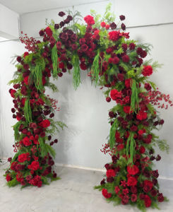 Arco Floral Grande para Bodas <span class=keywords><strong>de</strong></span> 8-9 pies, Arco <span class=keywords><strong>de</strong></span> Flores <span class=keywords><strong>de</strong></span> Eucalipto y Vegetación Artificial, <span class=keywords><strong>Arcos</strong></span> Verdes, Arco Floral para Bodas - Product Image 5