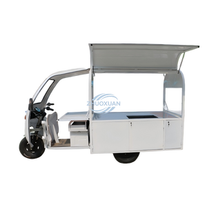 Chariot alimentaire électrique polyvalent et pratique, chariot de vente ambulant pour petit-déjeuner, collations, brochettes, marché nocturne et commerce extérieur - Product Image 1
