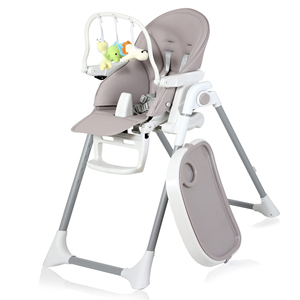 Chaise haute pliable pour bébé en plastique, design moderne, portable, sûre et écologique, pour une utilisation en intérieur, à la maison, au bureau, dans le salon - Product Image 1