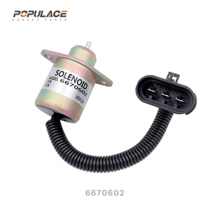 โซลินอยด์วาล์ว Populace รุ่น 6670602 12V ตัวควบคุมสวิตช์ดับเครื่องยนต์อิเล็กทรอนิกส์สำหรับเครื่องกำเนิดไฟฟ้า - Product Image 4
