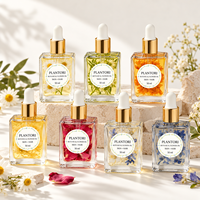 Huile essentielle personnalisée OEM à la lavande, à la menthe poivrée et aux pétales de rose pour les soins de la peau, la croissance des cheveux et les cuticules, fleurs séchées sur mesure