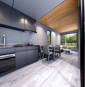 Bền 40ft Sang Trọng <span class=keywords><strong>Container</strong></span> Nhỏ Nhà Thiết Kế Hiện Đại Phẳng Đóng Gói Bánh Sandwich Bảng Điều Khiển Nhà Thép Cho Cuộc Sống - Product Image 4