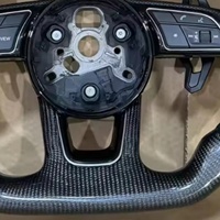 Volant en fibre de carbone pour Audi A1 A3 A4 A5 A6 A7 C5 C6 C7 C7.5 C8 B6 B7 B8 B8.5 B9 8v 8p 8y B10 RS5 RS6 RS7 S5 S6 S7
