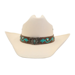 <span class=keywords><strong>N138</strong></span> Chapeau de cowboy en paille de papier tendance pour l'été, style sombrero, avec décoration papillon, personnalisation usine - Product Image 4