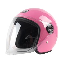 Usine en gros ABS PP matériel logo personnalisé couleur demi-visage moto moto moto casques d'équitation