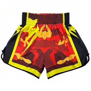 Pantalones Cortos de Muay Thai de la Mejor Calidad a Precio Económico, Pantalones Cortos de Lucha, Pantalones Cortos de Boxeo con Estampado de Muay Thai - Product Image 3
