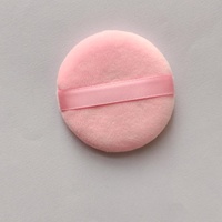 Vente en gros de poudres en vrac super douces effet cristal et éponges à poudre de miel, houppettes de poudre fixatrice rondes super douces effet cristal