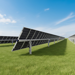Système de suivi <span class=keywords><strong>solaire</strong></span> à axe unique pour panneaux solaires montés au sol, pour un rendement énergétique supérieur et des coûts d'exploitation réduits - Product Image 2