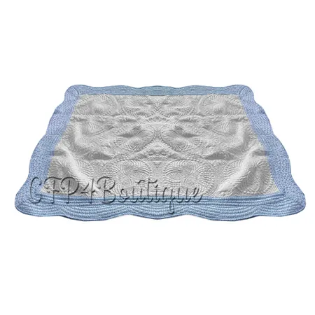 Одеяла для младенцев CFP G366 RTS 36x46, детские одеяла в мелкую клетку