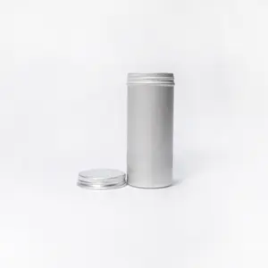 5ml 10ml 20ml 30ml 50ml 60ml 80ml 100ml 120ml 150ml200ml Round Aluminum Cosmetic Tin Container MetalAluminum Jar