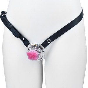 Dispositivo de Castidad con Correa FRRK, Jaula para Pene de Silicona con Forma de Mariposa, Candado BDSM, Cinturón de Castidad para Pene, Juguetes Sexuales para Sissy - Product Image 4