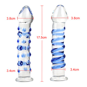 Glazen <span class=keywords><strong>Dildo</strong></span> Butt Plug Kralen Erotische Seksspeelstimulator Voor Koppels Volwassen Producten - Product Image 5