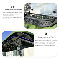 Système audio haut de gamme OEM, 8 haut-parleurs, voiturette de golf électrique 6 places avec haut-parleur Bluetooth