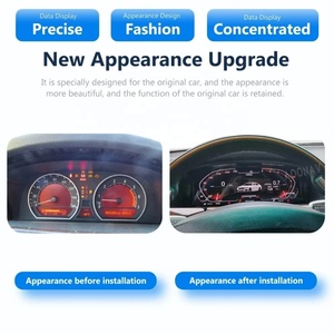 Car LCD Digital for BMW 7series E65 E66 2001-2008 Original LCD <b>Stereo</b> Virtual Speedometers Dashboard Player Android RHD LHD - Product Image 3