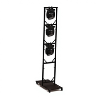 Support d'éclairage en aluminium pour scène, type totem, avec plaque de base, pour DJ et événements