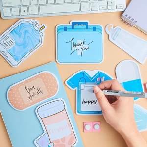 Bút dán y tế bán buôn, giấy nhớ hình giải phẫu sáng tạo dành cho y tá bác sĩ, sổ tay kế hoạch phong cách dễ thương - Product Image 4