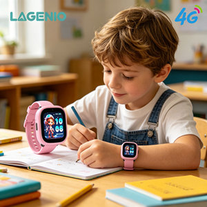 Reloj Inteligente LAGENIO para Niños, Resistente al Agua IP68, <span class=keywords><strong>con</strong></span> Tarjeta SIM 4G, GPS, LBS, Videollamada, SOS, para Niños y Niñas, Gran Venta - Product Image 1