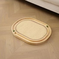 Grattoir pour chat interactif haut de gamme en bois écologique personnalisé avec piste à billes, jouet pour chat à billes roulantes pour l'intérieur, vente en gros