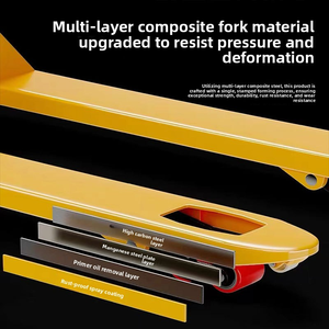 Chariots élévateurs manuels ZHUOXUAN de 2 tonnes de haute qualité, best-sellers d'usine, durables, efficaces, haute capacité de charge, levage fluide, sécurité garantie - Product Image 3