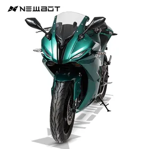 Newbot EEC COC Storm 3000W 72V 86Ah Green Superbike Motocicleta eléctrica de alta velocidad Motor Roller Sportbike