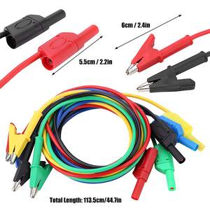 <span class=keywords><strong>Cable</strong></span> de Prueba con Pinza de Alta Tensión de 1000V y Conector Tipo Banana de Cobre - Product Image 2