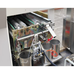 Machine de pulvérisation automatique à haute productivité pour sécheuse linéaire à mouvement alternatif de charnières de porte, contrôlée par PLC, PATER - Product Image 5