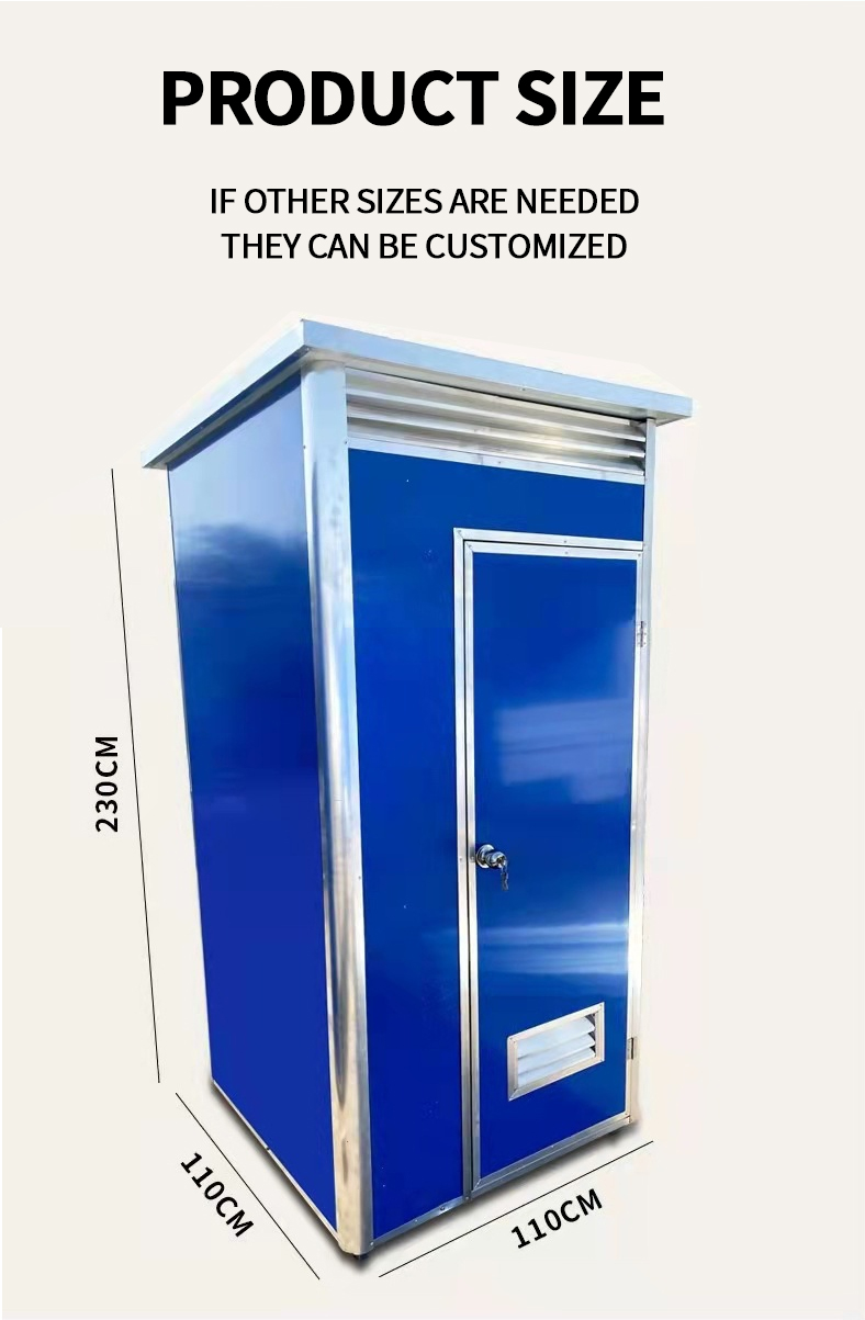 Mobile Toilet Septic Tank on Wheels Mobile Portable Wc Toilet 6