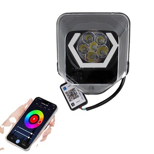 YHMOTO LED Scheinwerfer App Control RGB Faro <b>Angel</b> Eyes <b>Lighting</b> System for Husqvarna FC TC TE FE 125 250 300 350 450 Parts - Product Image 1