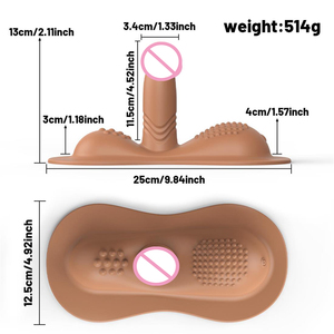 Giocattoli Sessuali per Donne, Vibratore con 10 Modalità di Vibrazione, Telecomando, Stimolatore Clitorideo e Anale, Vibratore Doppio per Punto G - Product Image 4