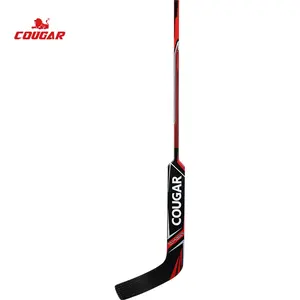 Bâton de Hockey personnalisé Cougar, gardien de but 100% en Fiber de carbone, bâtons de Hockey sur glace