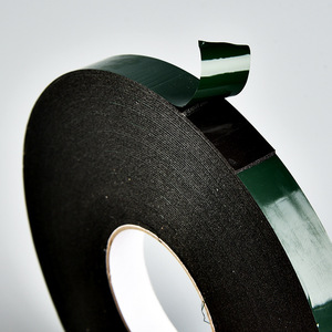 Nastro Biadesivo in Schiuma PE da 10M, Larghezza 8-50cm, <span class=keywords><strong>Spugna</strong></span> Ispessita con Pellicola Verde, Nastro Nero Antiurto Impermeabile Super Resistente - Product Image 5