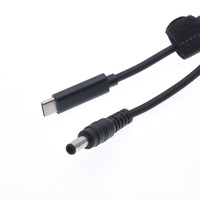Cable de Carga Rápida USB Tipo-C PD65W 3A, Conector USB-C Macho a Enchufe de Alimentación DC5.5x2.5mm para Computadora, Router y CCTV