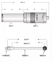 REALMAX MADE in CHINA ANDUUK Détecteur de bord CNC universel, capteur 3D, pointe de sonde longue, pointe de sonde courte, sonde CNC EMP25