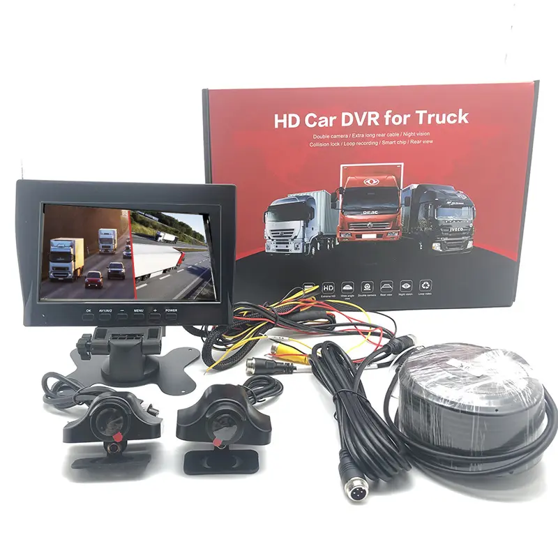 רכב DVR מקליט לגבות עם צג אחורי משאית הפוך מצלמה מערכת