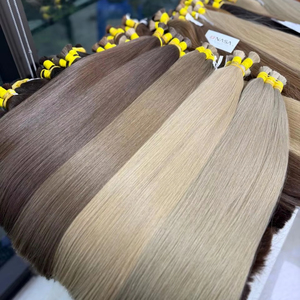 Venta al por mayor de extensiones de cabello de colores de moda vietnamita cruda a granel precio de fábrica Super doble dibujado 60cm - Product Image 1