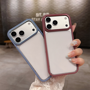 Coque hybride magnétique transparente métallique pour iPhone 17 Pro Max, coque de protection en TPU et PC pour iPhone 17, 16, 15 Pro Max - Product Image 3