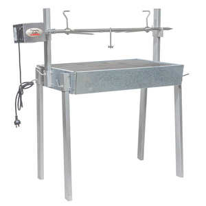 Asador de Carbón Extensible con Espiedo (Compacto 75cm, Totalmente Extendido 138cm) - Product Image 1