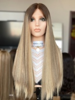 Perruque Casher SHY Lace Front en Cheveux Humains Bruts Lisses avec Raie Réaliste – Fournisseur pour Salons