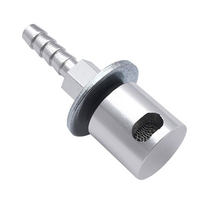 Aluminum 5/16 Soft Hose Hook Body Exhaust Valve With Filter For Fuel Tank Conversion Kit - Product Image 3