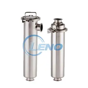 Food Grade Sanitary Stainless Steel Straight Type Clamp Pipe Filter water filter
