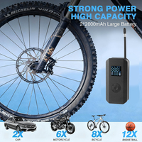Portable Wireless Electric Bike Pump Outdoor Pocket Mini Bicycle air Pump Tire Inflator for Tire Quick Setup