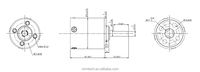 MIMTech 16mm 12V ODM Micro réducteur de vitesse de Transmission longue durée de vie planétaire boîte de vitesse brosse moteur à courant continu pour antenne dispositif de rotation