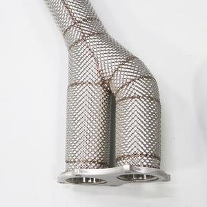 ท่อไอเสีย Rongdi ขายดี สำหรับ Porsche 718 GT4/GTS/Spyder ปี 2020+ ความหนา 1.5 มม. ผลิตจากสแตนเลส 304 พร้อมท่อเชื่อมต่อเพลา ทนความร้อน - Product Image 6